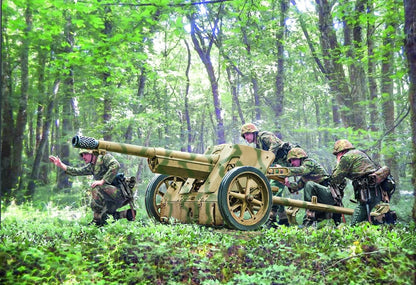Italeri 96460 Pak 97/38 AT Gun with Crew, 1:35 Scale, Plastic Model Kit/Model Assembly