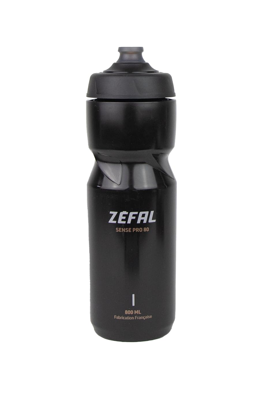 ZEFAL Sense Pro 80 Premium Bicycle Water Bottle, Black (Copper/Grey), 800 ml