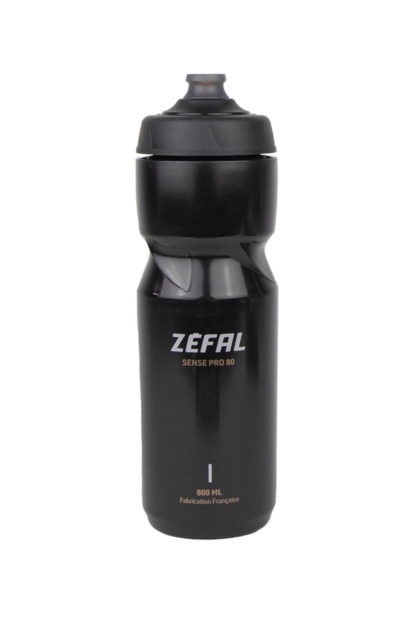 ZEFAL Sense Pro 80 Premium Bicycle Water Bottle, Black (Copper/Grey), 800 ml