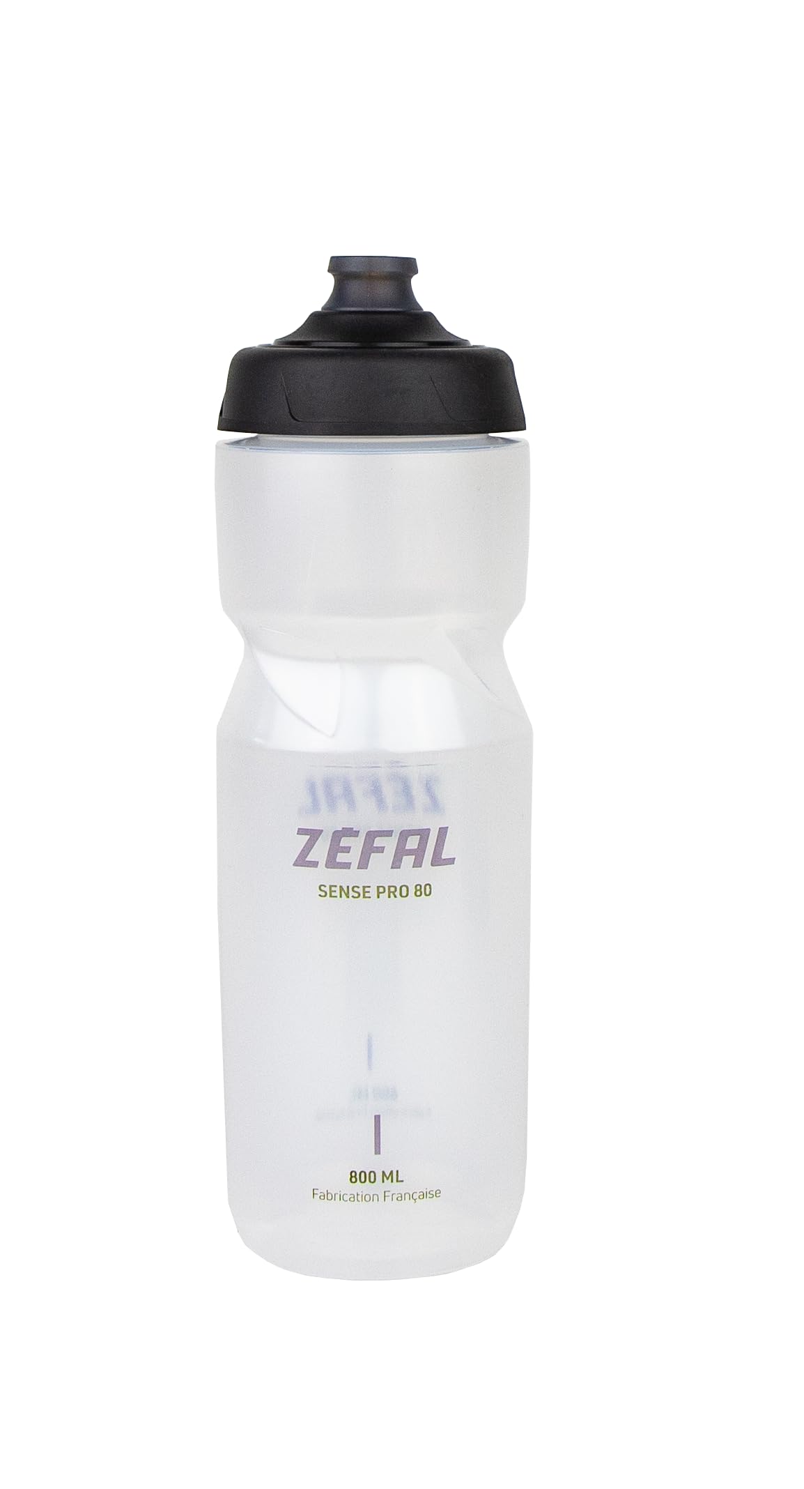 ZEFAL Sense Pro 80 Premium Bicycle Water Bottle, Translucent (Grey/Green), 800 ml