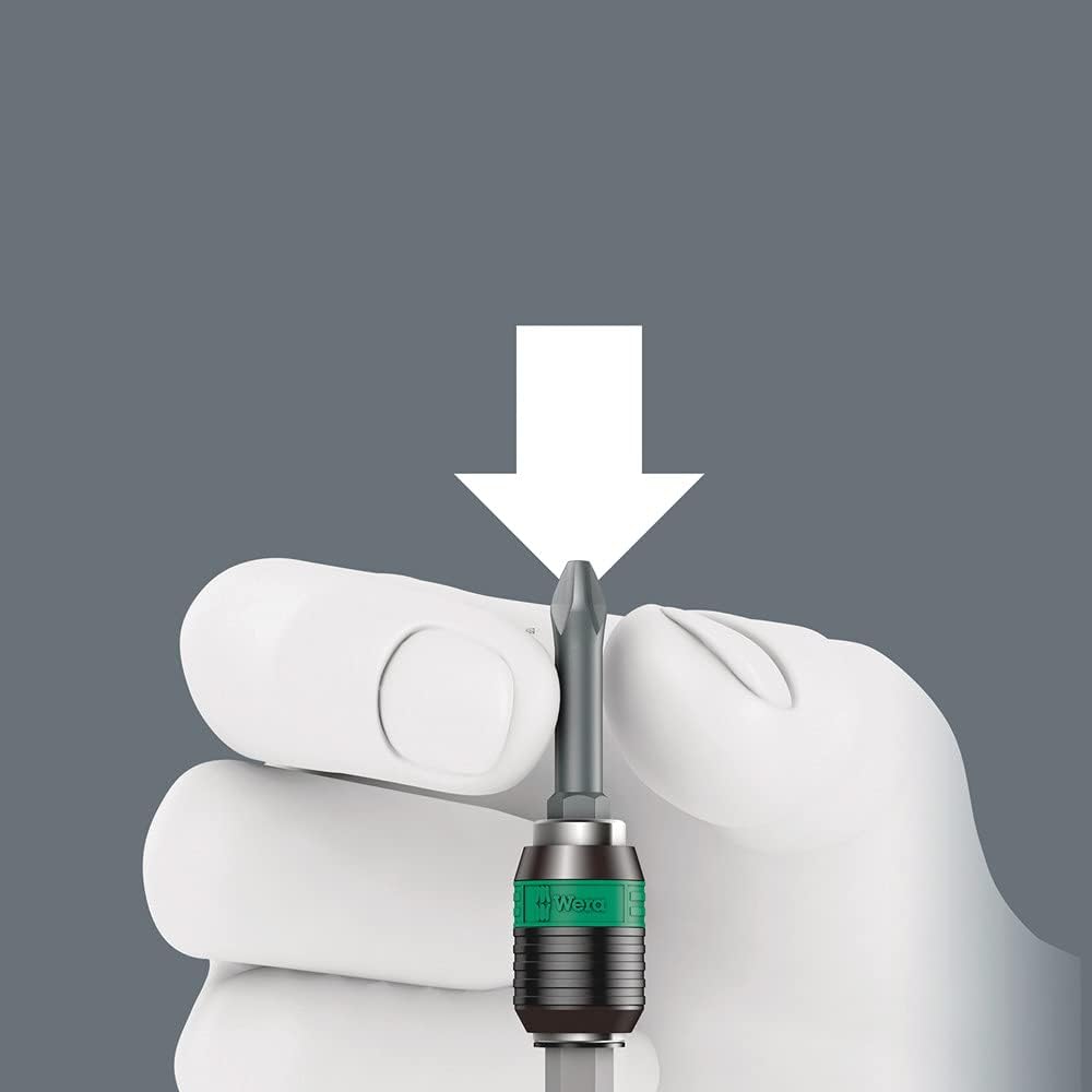 Wera 889/4 Universal Rapidaptor Bit Holder, 1/4" Drive x 100 mm, 05052504001