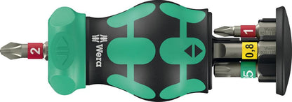Wera 05008891001 Kraftform Kompakt Stubby Magazin RA 1, 6-teilig