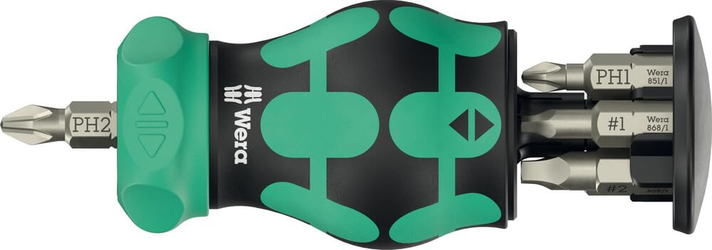 Wera Kraftform Kompakt Stubby Magazin RA 4, 6 pezzi