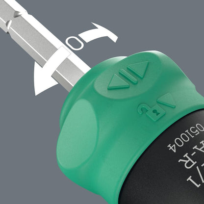 Wera Kraftform Kompakt 20 RA-R Screwdriver Bit Set 6 Pieces | 05051513001