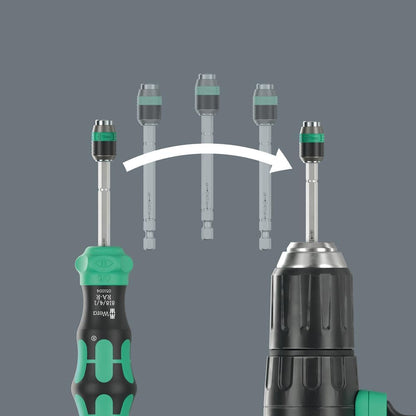 Wera Kraftform Kompakt 20 RA-R Screwdriver Bit Set 6 Pieces | 05051513001