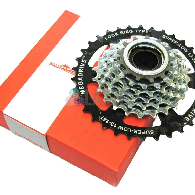 Sturmey Archer Sunrace Sturmey- MFM4S 7CV Freewheel, tooth compatible 7-speed threaded - Chrome, Silver