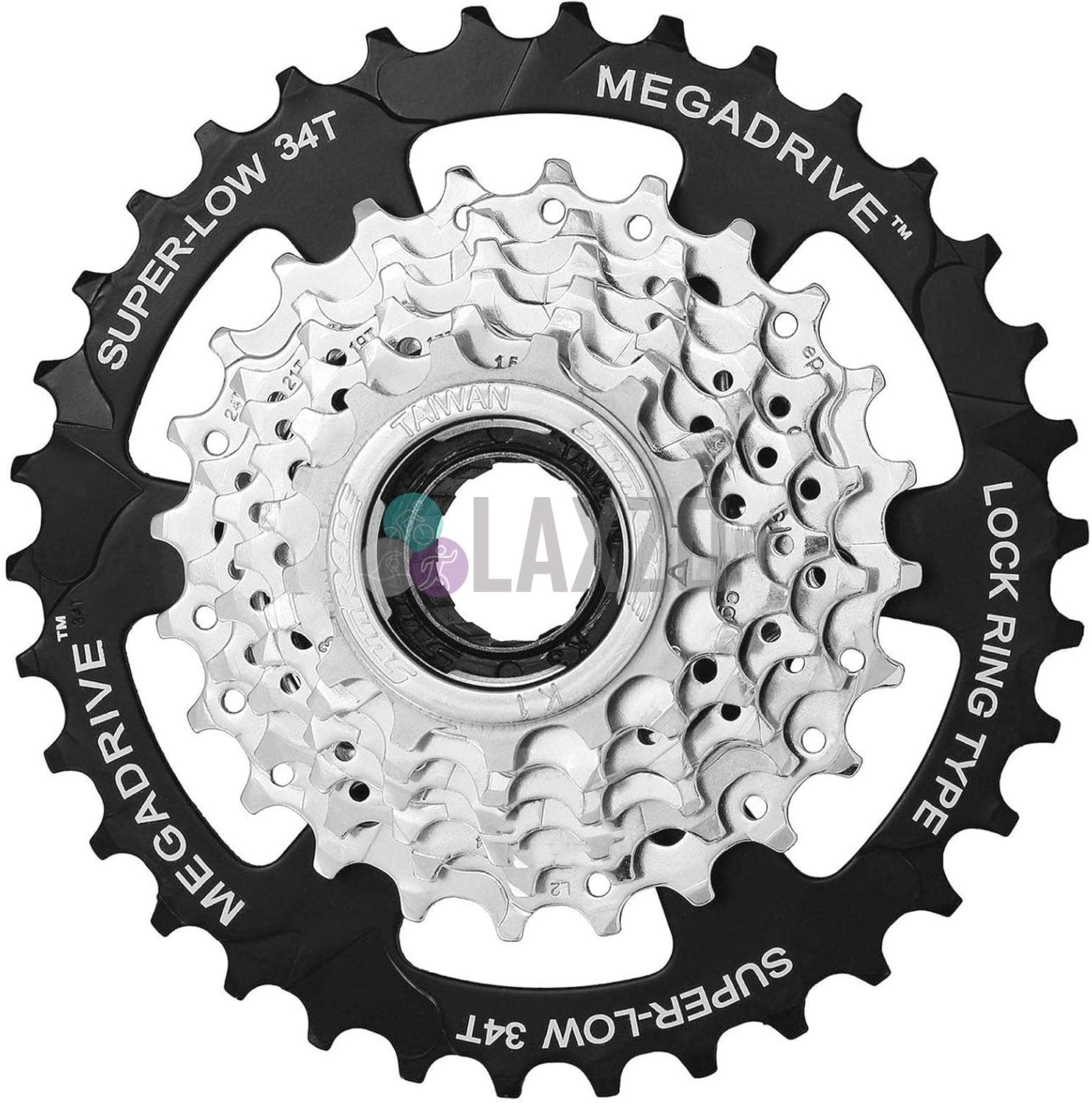 Sturmey Archer Sunrace Sturmey- MFM4S 7CV Freewheel, tooth compatible 7-speed threaded - Chrome, Silver