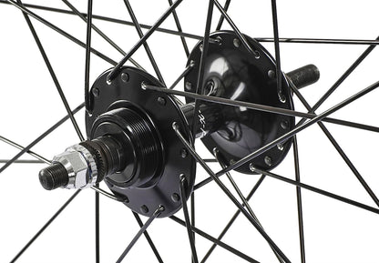 MICHE X-Press Track/Single Speed Wheelset, 622-15C, Black, Clincher