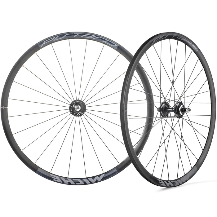 MICHE Pistard Track Tubular Wheelset, 700c, Black, Tubular
