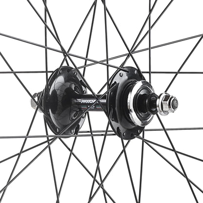 MICHE Pistard Track Tubular Wheelset, 700c, Black, Tubular