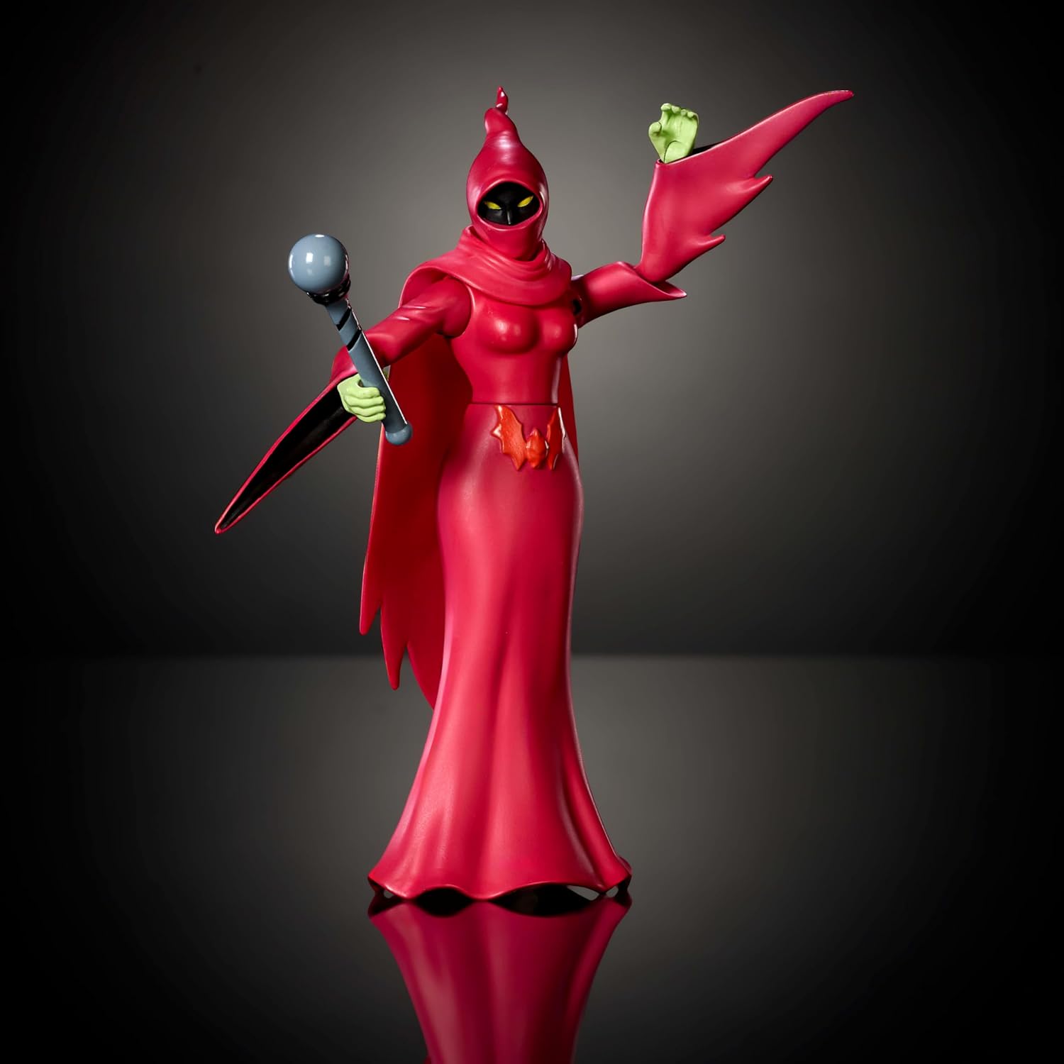 Masters of the Universe Origins Action Figure Cartoon Collection Shadow Weaver, 5.5-inch 1980s MOTU Princess of Power TV Sorceress, Cloak & Wand, JBM96