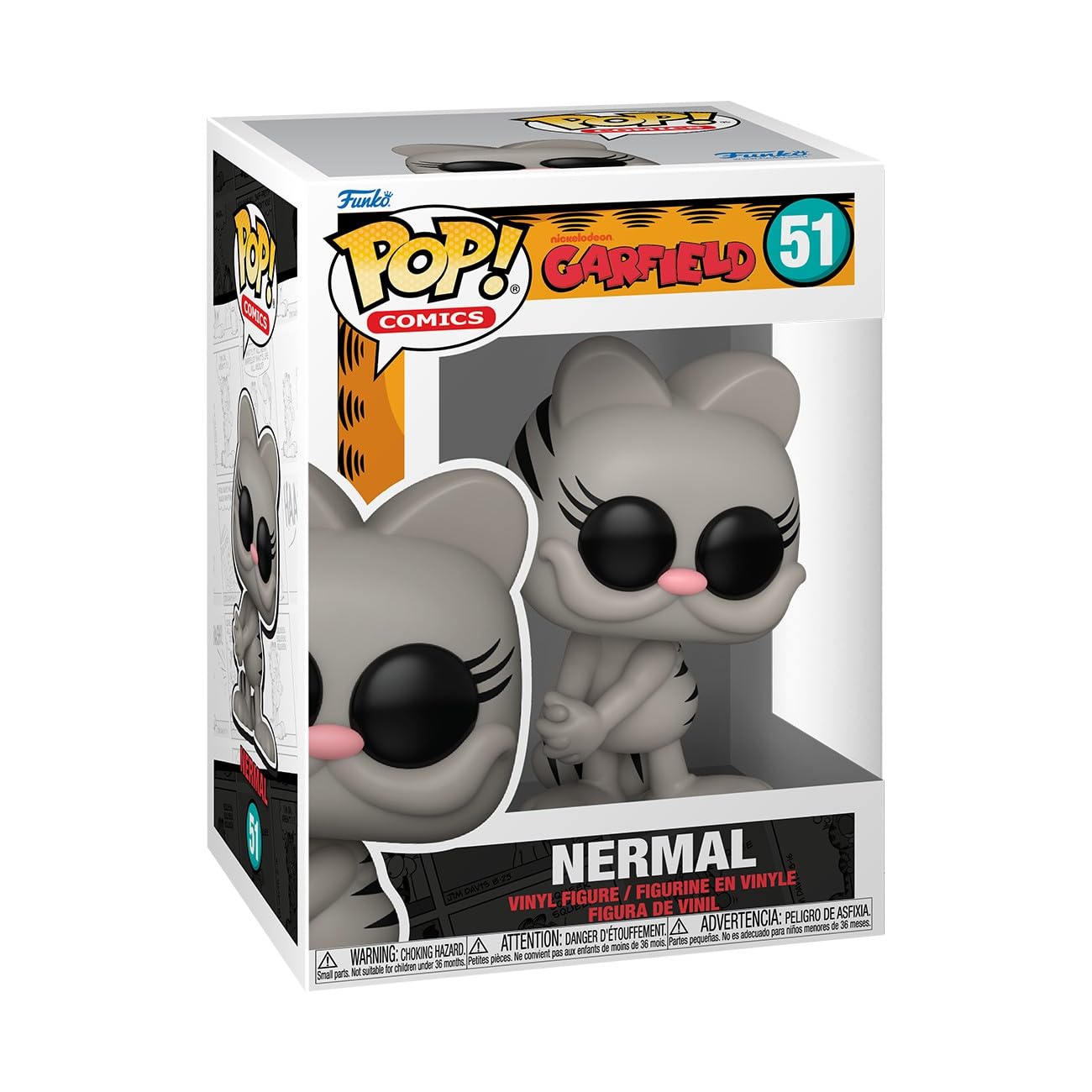 Funko Pop! Comics: Garfield – Nermal - Garfield Characters - Vinyl-Sammelfigur - Geschenkidee - Offizielle Handelswaren - Spielzeug Für Kinder und Erwachsene - Cartoon Fans - Modellfigur Für Sammler
