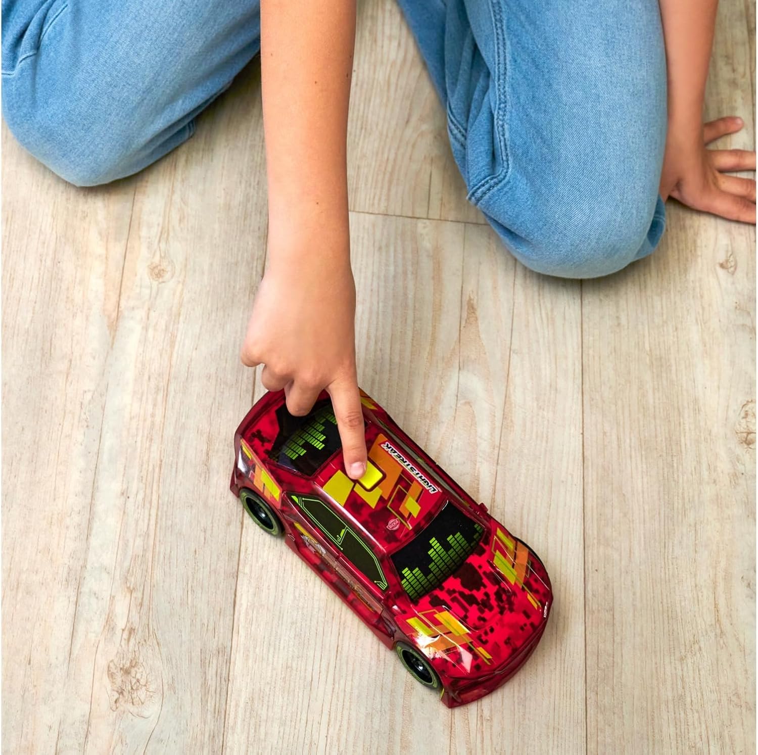 Dickie Toys - BEAT BREAKER TOY CAR with Light Change & Music - Streets N BEATZ Car with Friction Motor 20 cm Includes Batteries Toy for Children from 3 Years