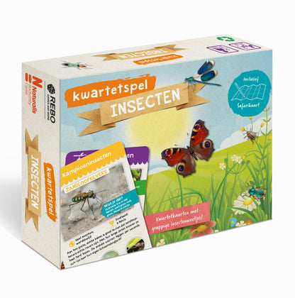 INSECTEN - kwartetspel met posterboek: Inclusief Expeditiekaart