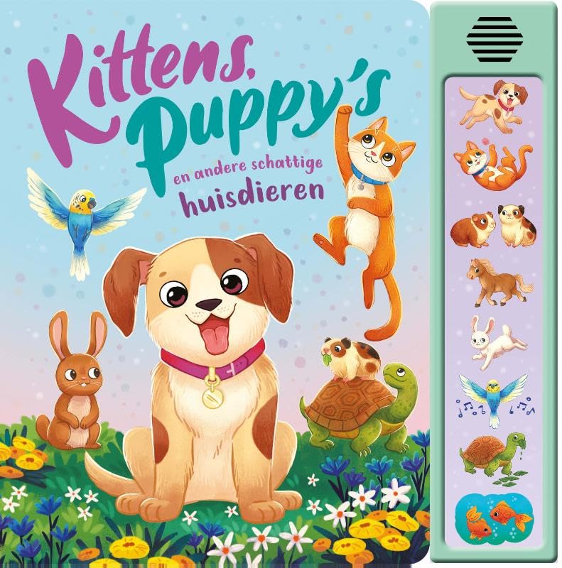 Kittens, puppy's en andere schattige huisdieren - 8-geluidenboek