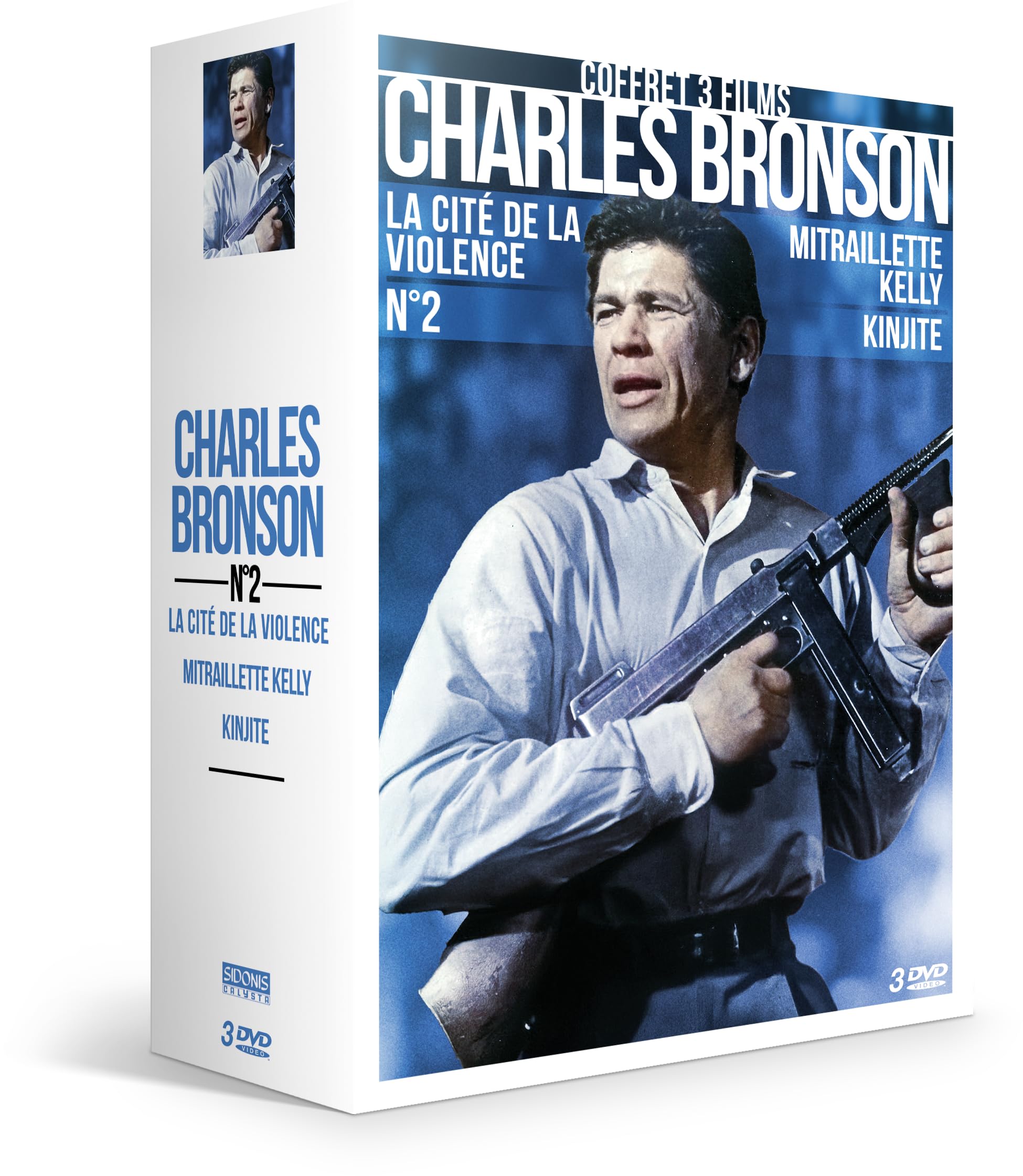 Charles Bronson-Coffret n°2 : La Cité de la Violence + Mitraillette Kelly + Kinjite : Sujet tabou