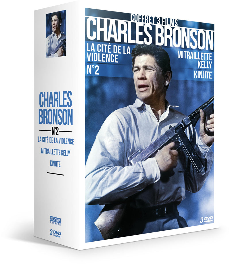 Charles Bronson-Coffret n°2 : La Cité de la Violence + Mitraillette Kelly + Kinjite : Sujet tabou