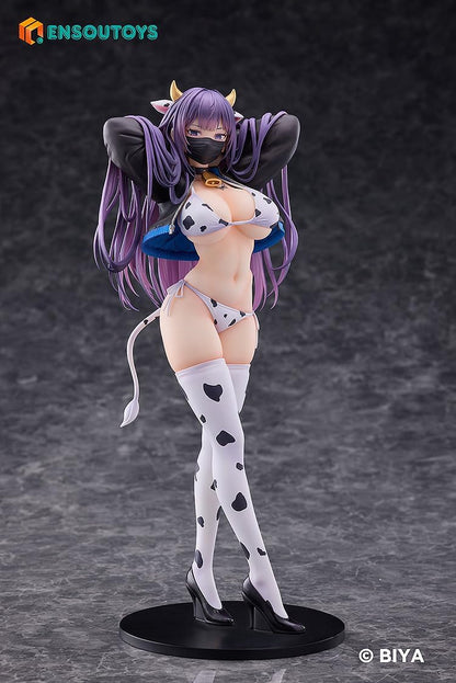 エンソウトイズ(ENSOUTOYS) Biya Original Character Yuna Dairy Cow Ver., Échelle 1/6 Plastique Peint Produit Fini Revente