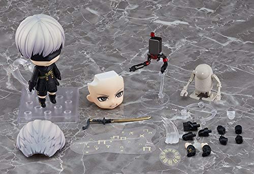 Square Enix Nendoroid NieR Automata 9S (Yoruha Nr. 9 S Type), nicht skalierbar, Kunststoff, vorbemalte Actionfigur, Sekundärwiederverkauf