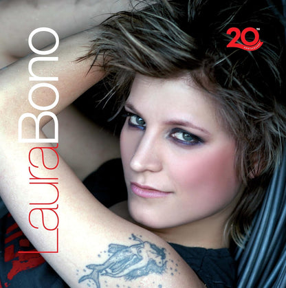 Laura Bono (20th Anniversary) Doppio Autografato Rosso Trasparente