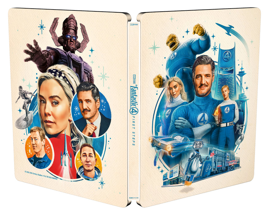 The Fantastic Four: First Steps Limited Edition 4K UHD Steelbook