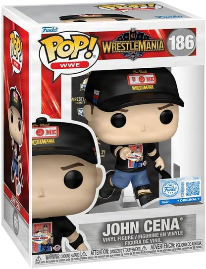 POP John Cena Funko Original 186 (with Plastic Protection