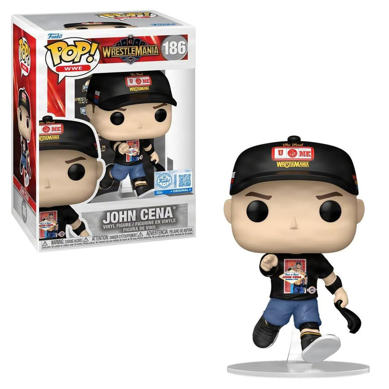 POP John Cena Funko Original 186 (with Plastic Protection