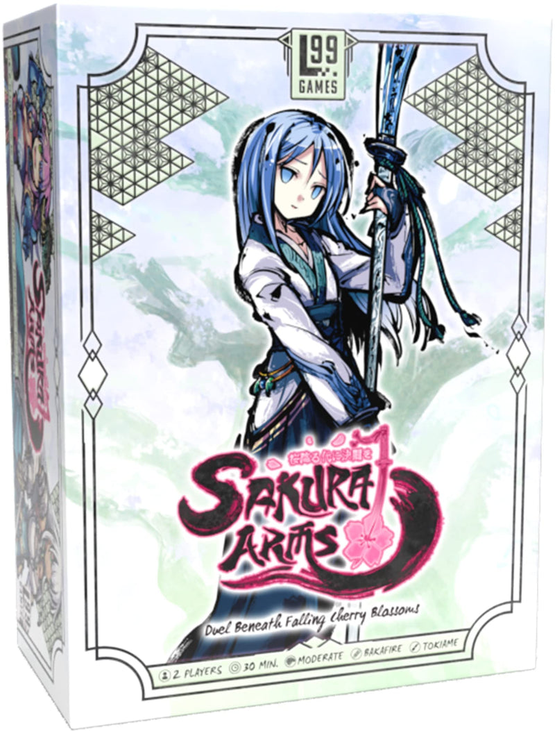 Sakura Arms Card Game SAINE Box | Japan's Top Dueling Game | Tactical Battle Game | Strategy Game for Adults and Teens | Ages 16+ | 2 Players | Average Playtime 20 Minutes | Made by Level 99 Games