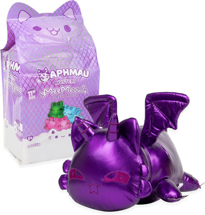 Aphmau MeeMeows 11” Classic Mystery Plush, Dragon, Plush Mystery Box, Blind Box, 1 of 8 Possible Dragon MeeMeows, Official Merch