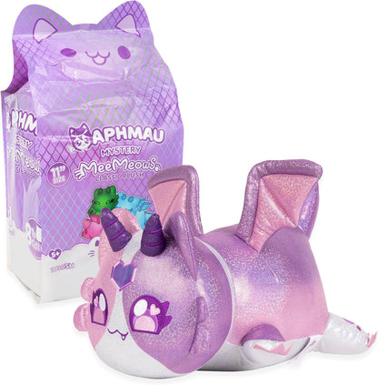 Aphmau MeeMeows 11” Classic Mystery Plush, Dragon, Plush Mystery Box, Blind Box, 1 of 8 Possible Dragon MeeMeows, Official Merch