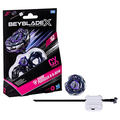 Beyblade X Dark Perseus B 6-80W CX Starter Pack Top and Launcher