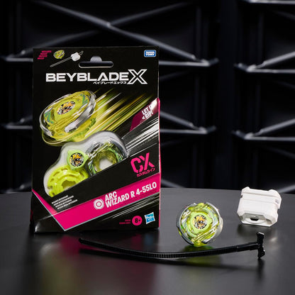 Beyblade X Arc Wizard R 4-55LO CX Starter Pack Top and Launcher