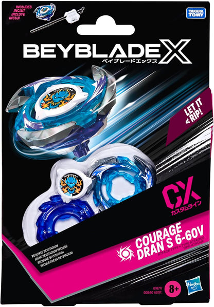 Beyblade X Courage Dran S 6-60V CX Starter Pack Top and Launcher