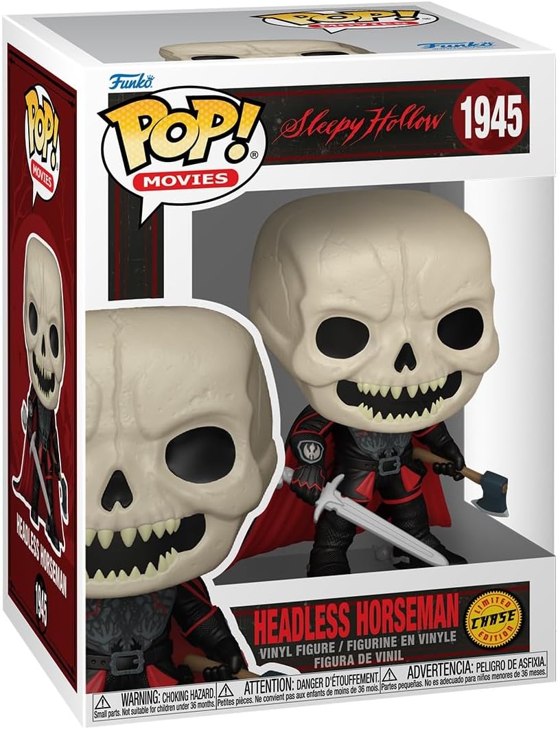Funko Pop! Movies: Sleepy Hollow – Headless Horseman mit Chase - Sleepy Hollow (1999) - Vinyl-Sammelfigur - Geschenkidee - Offizielle Handelswaren - Spielzeug Für Kinder und Erwachsene - Horror Fans