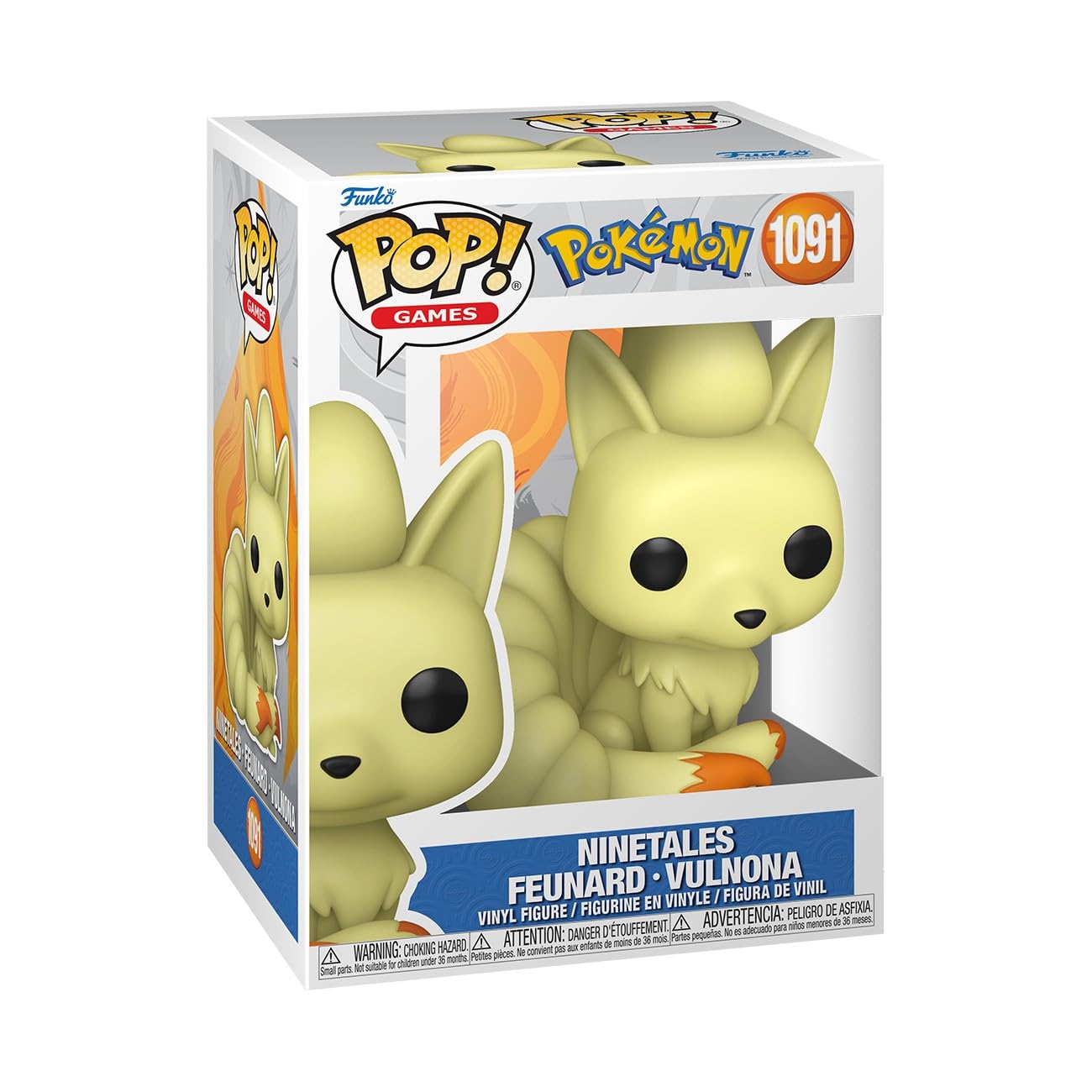 Funko Pop! Games: Pokemon - Ninetails - Ninetales - Collectable Vinyl Figure - Gift Idea - Official Merchandise - Toys for Kids & Adults - Games Fans - Model Figure for Collectors and Display