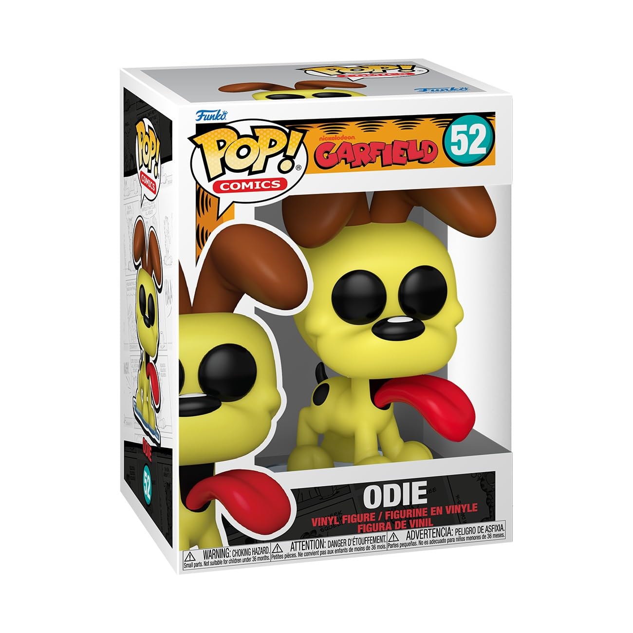 Funko Pop! Comics: Garfield – Odie - Garfield Characters - Vinyl-Sammelfigur - Geschenkidee - Offizielle Handelswaren - Spielzeug Für Kinder und Erwachsene - Cartoon Fans - Modellfigur Für Sammler