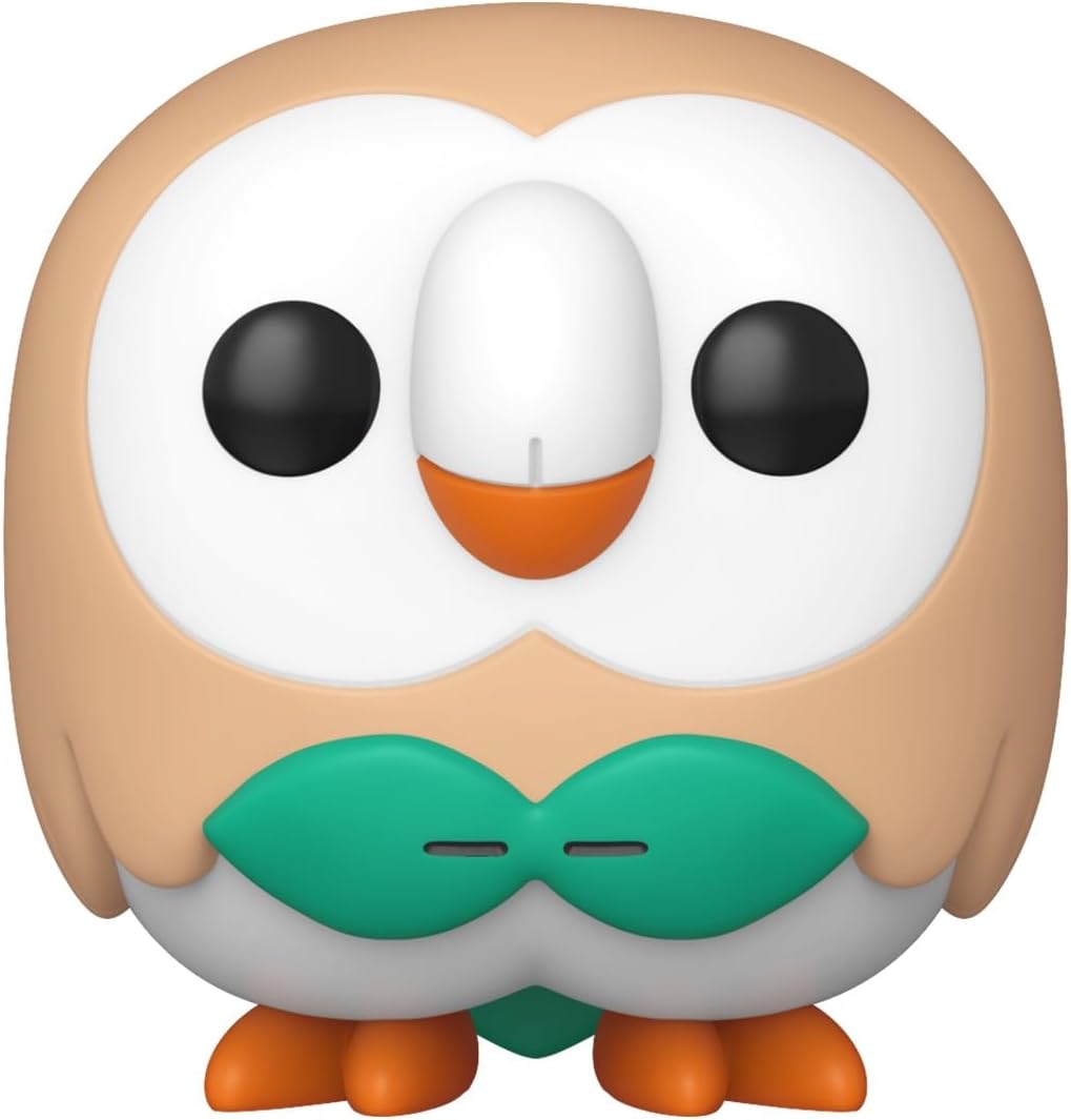 Funko Pop! Games: Pokemon - Rowlet - Bauz - Vinyl-Sammelfigur - Geschenkidee - Offizielle Handelswaren - Spielzeug Für Kinder und Erwachsene - Games Fans - Modellfigur Für Sammler und Display