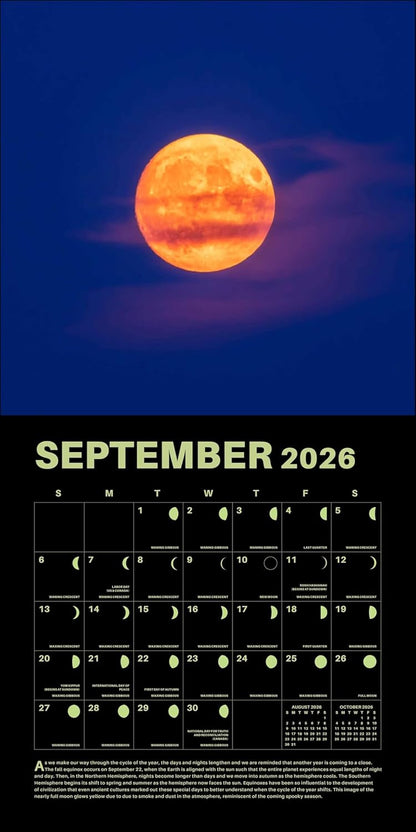 Lunar 2026 Wall Calendar: Original Universe-Kalender