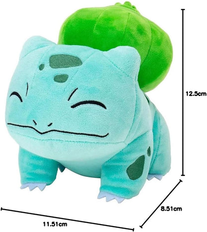 Pokémon pkw2782 Bulbasaur Schlafender Plüsch, 12,7 cm, Premium-Plüsch, Mehrfarbig