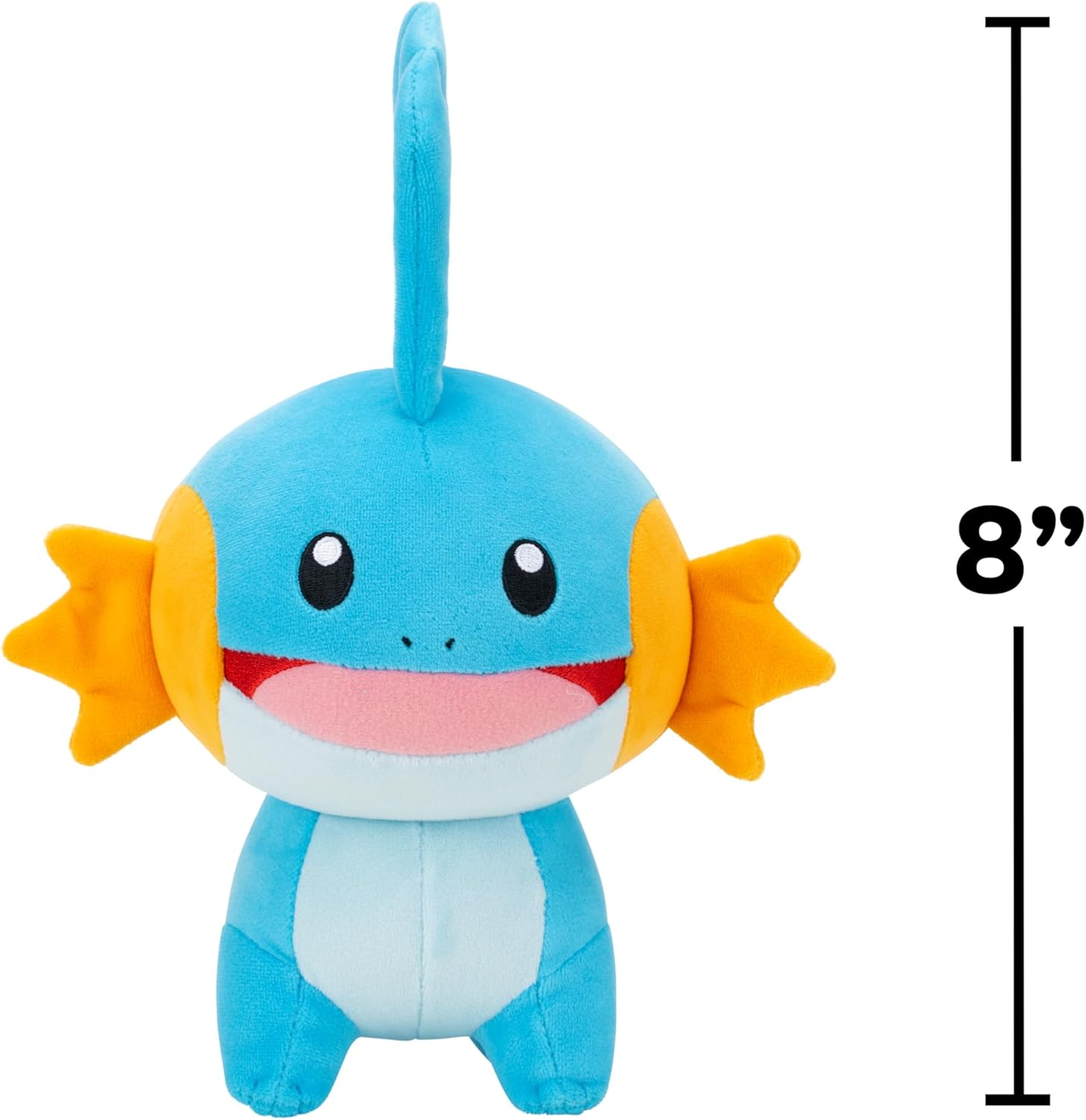 Pokemon Mudkip Plush - 8-Inch Soft Plush with Authentic Details