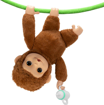 Little Live Pets My Baby Monkey 'Mango' with Bottle - Cuddly and Soft Interactive Animal Toy Playset for Children 4+ - More Than 50 Sounds and Reactions