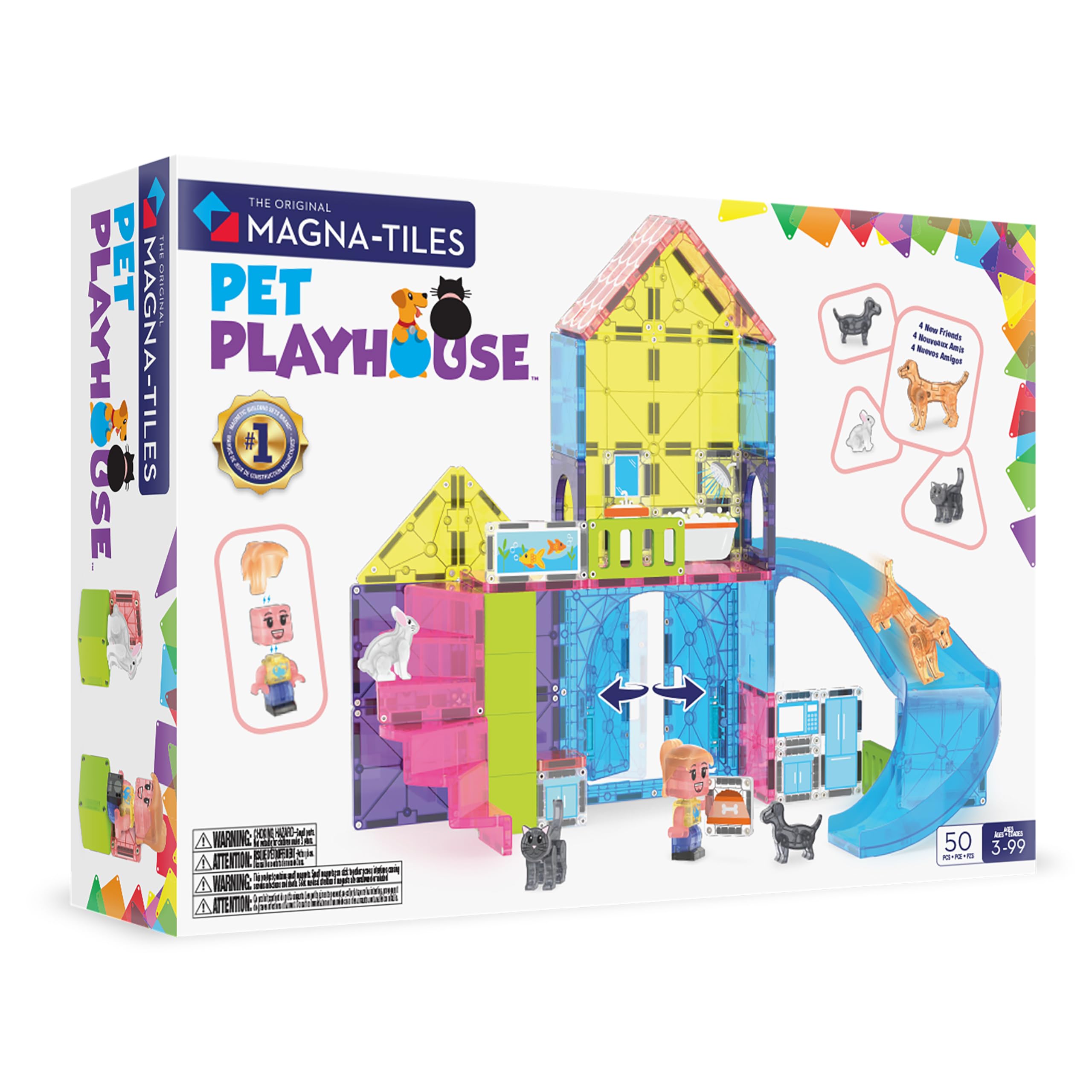 Magna-Tiles - Pet Playhouse  50 Pcs. (90354F)