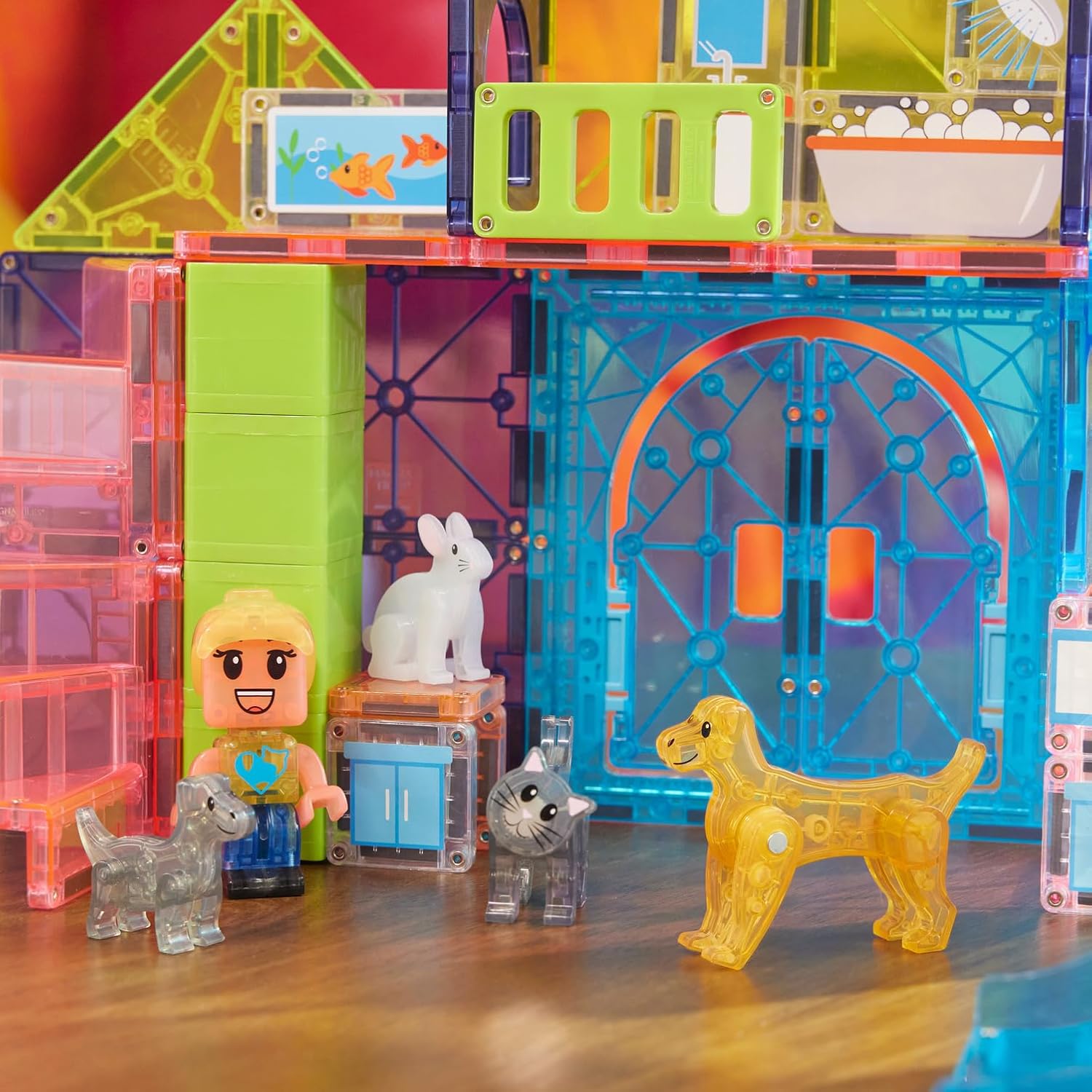Magna-Tiles - Pet Playhouse  50 Pcs. (90354F)