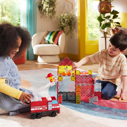 Magna Tiles - Fire Stationa???????? 50 Piece Set (90359)