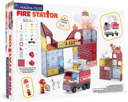 Magna Tiles - Fire Stationa???????? 50 Piece Set (90359)