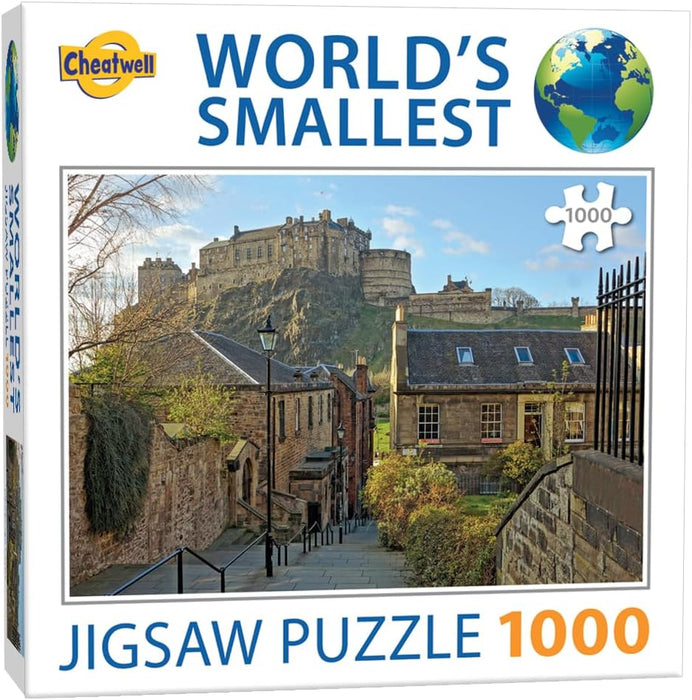 Cheatwell Games 1000 Piece Jigsaw World's Smallest Puzzle Edinburgh Castle