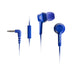 Panasonic RP-TCM115 Auricolari In-Ear Ergonomici, Driver da 9 mm, Bassi Potenti, Microfono in Linea, Compatibili con Smartphone, Cavo da 1,2 m, Blu