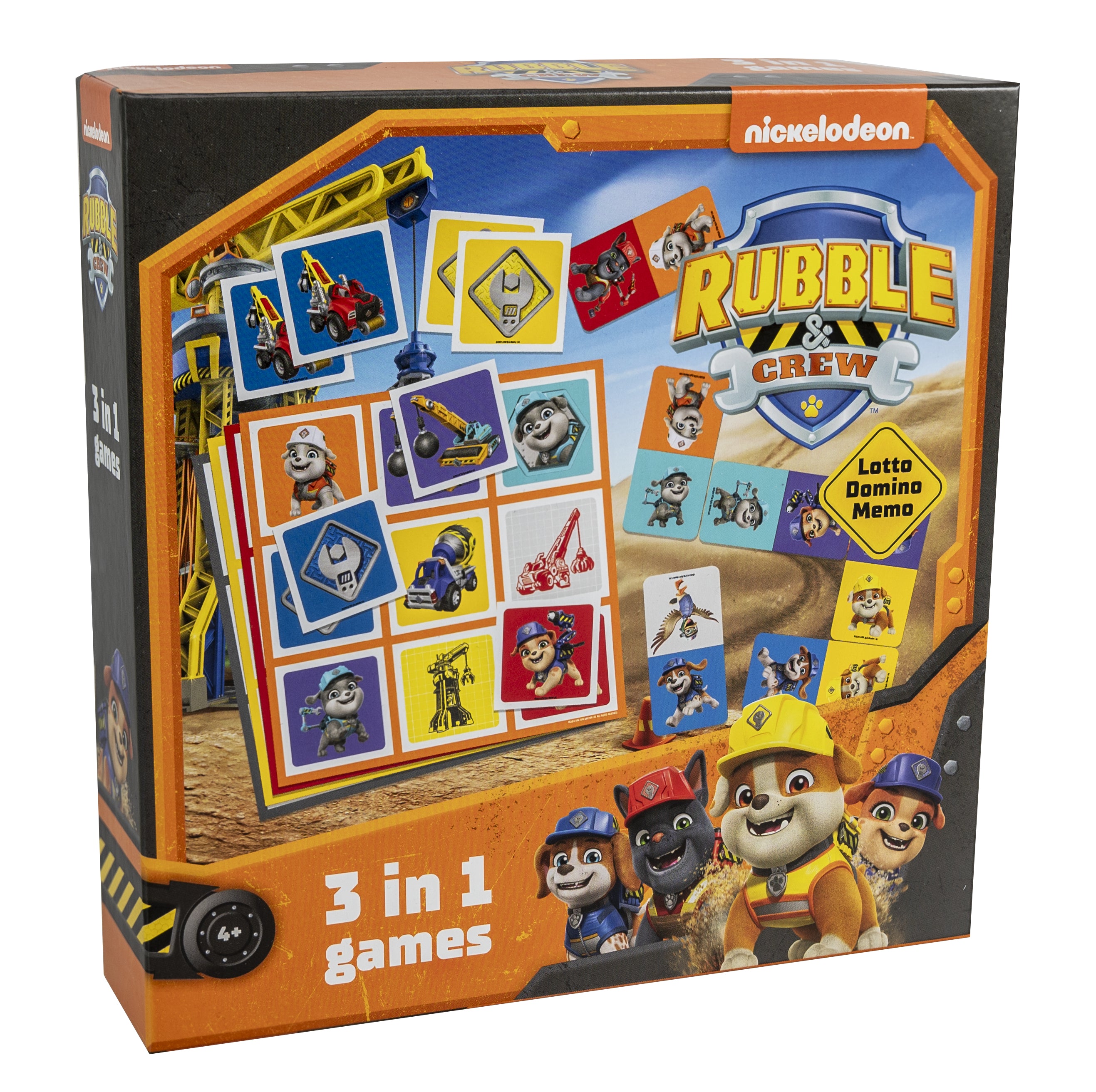 Tactic Rubble & Crew 3 in 1 Lotto, Domino, Memo 15 min Board game Multi-genre