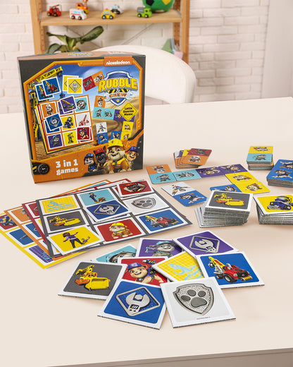 Tactic Rubble & Crew 3 in 1 Lotto, Domino, Memo 15 min Board game Multi-genre