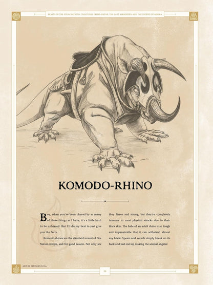Beasts of the Four Nations: Creatures from Avatar: The Last Airbender and The Legend of Korra